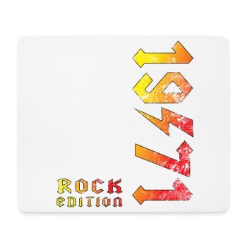 Birthday Rock Edition 1971 - Tapis de souris (format paysage) - blanc - Devant