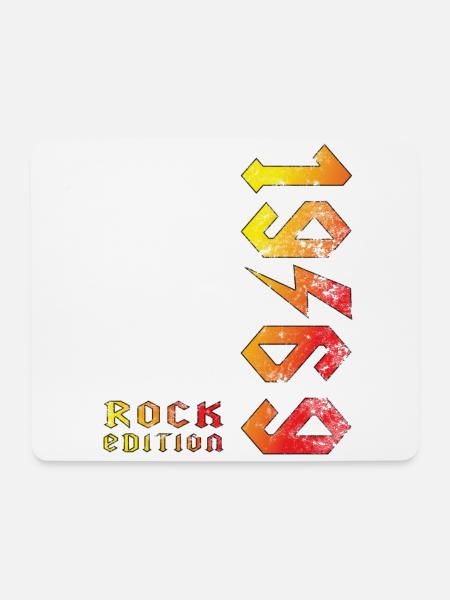 Birthday Rock Edition 1969 - Tapis de souris (format paysage) - blanc