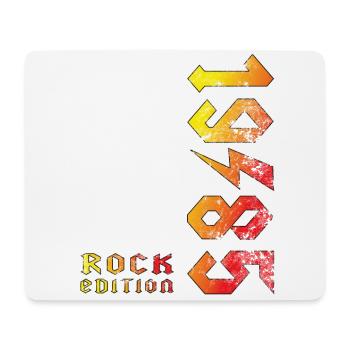 Birthday Rock Edition 1985 - Tapis de souris (format paysage) - blanc - Devant