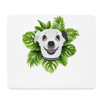 Tropical Chihuahua - Mousepad (Querformat) - Weiß - Vorne