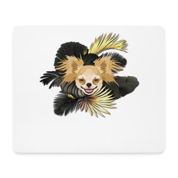 Golden Dog Chihuahua - Mouse Pad (horizontal) - white - Front