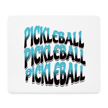 Pickleball Outdoor Game for Men and Women - Mouse Pad (horizontal) - white - Front