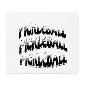 Pickleball Outdoor Game for Men and Women - Mouse Pad (horizontal) - white - Front