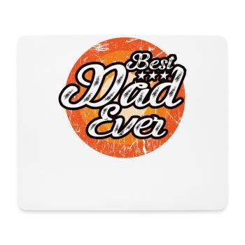 Best Dad Ever Vintage Best Dad of - Mouse Pad (horizontal) - white - Front