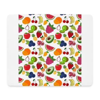 Multi Fruit Design - Mouse Pad (horizontal) - white - Front