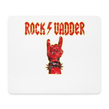 Vatertag Rockvadder Teufelsgruß - Mousepad (Querformat) - Weiß - Vorne