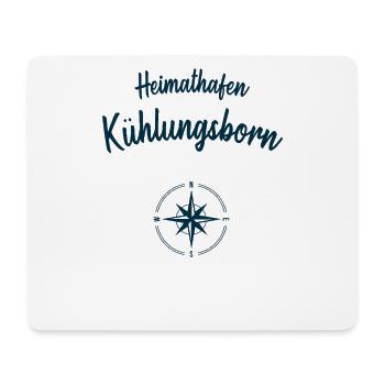Heimathafen Kühlungsborn Ostsee Küste Segeln - Mousepad (Querformat) - Weiß - Vorne