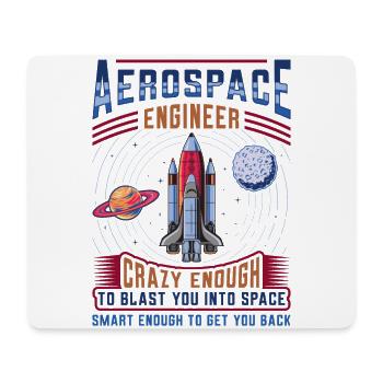 Ingénieur aérospatial - Tapis de souris (format paysage) - blanc - Devant