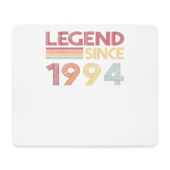 1994 Birthday Legend depuis Retro Vintage - Tapis de souris (format paysage) - blanc - Devant