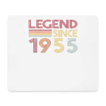 1955 Geburtstag Legend since Retro Vintage - Mousepad (Querformat) - Weiß - Vorne