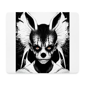 Horror Fan Motiv Totenköpfe Horrorfilm Death Metal - Mousepad (Querformat) - Weiß - Vorne