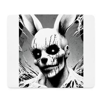 Death Metal Horror Fan Artwork Totulls Skull Art G - Mousepad (Querformat) - Weiß - Vorne