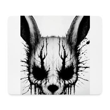 Death Metal Horror Fan Artwork Totulls Skull Art G - Mousepad (Querformat) - Weiß - Vorne