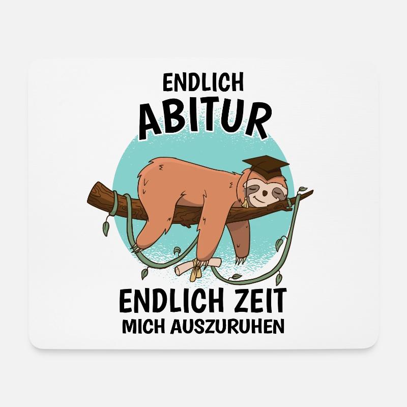 Abitur Geschafft 2026 Abi 2026 - Mousepad (Querformat) - Weiß