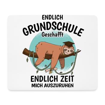 Grundschul Abgänger 2026 Grundschule Abschied - Mousepad (Querformat) - Weiß - Vorne