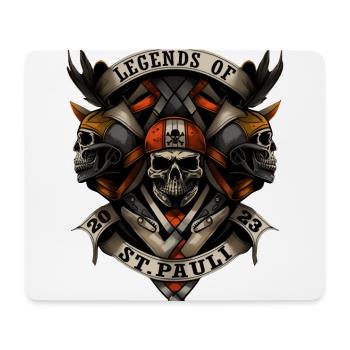 Hamburg Legends of St. Pauli 2023 Motard - Tapis de souris (format paysage) - blanc - Devant