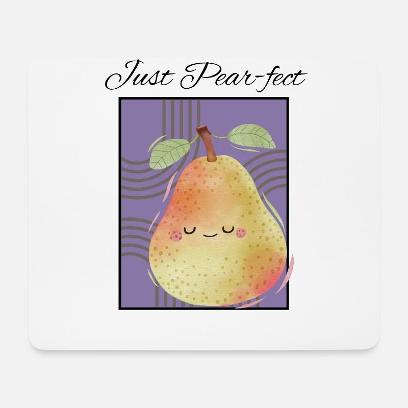 Just Pear-fect - Mouse Pad (horizontal) - white