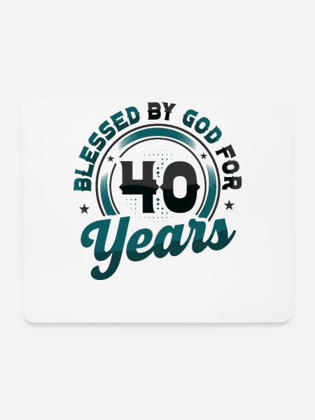 Von Gott Gesegnete Ordensleute Seit 40 Jahren - Mousepad (Querformat) - Weiß