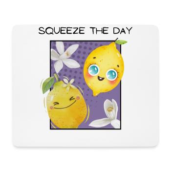 SQUEEZE THE DAY - Mousepad (Querformat) - Weiß - Vorne