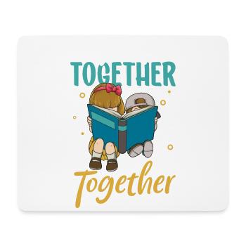 Book Reader Reading Literature Bookworm Gift Idea - Mouse Pad (horizontal) - white - Front