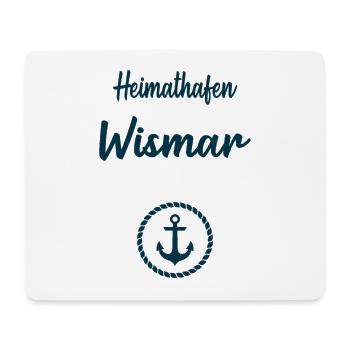 Heimathafen Wismar Segeln Boot Ostsee - Mousepad (Querformat) - Weiß - Vorne