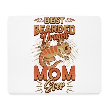 Best Bearded Dragon Mother Ever - Mouse Pad (horizontal) - white - Front