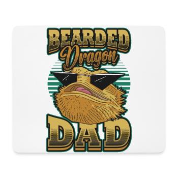 Best Bearded Dragon Dad Ever - Mouse Pad (horizontal) - white - Front