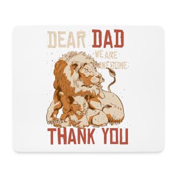 Best Dad, Father's Day and Birthday - Mouse Pad (horizontal) - white - Front