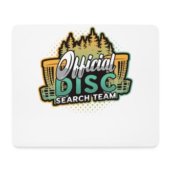Recherche officielle de disque, Team Frisbee, Golf Disc - Tapis de souris (format paysage) - blanc - Devant