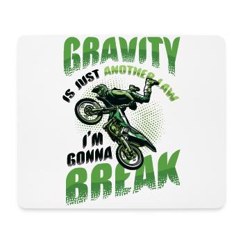 Gravity, another law - Mouse Pad (horizontal) - white - Front