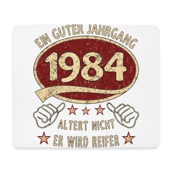 39. Geburtstag 1984 Guter Jahrgang - Mousepad (Querformat) - Weiß - Vorne