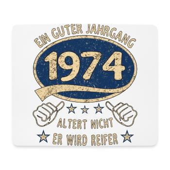 49. Geburtstag 1974 Guter Jahrgang - Mousepad (Querformat) - Weiß - Vorne