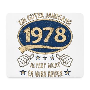 45. Geburtstag 1978 Guter Jahrgang - Mousepad (Querformat) - Weiß - Vorne