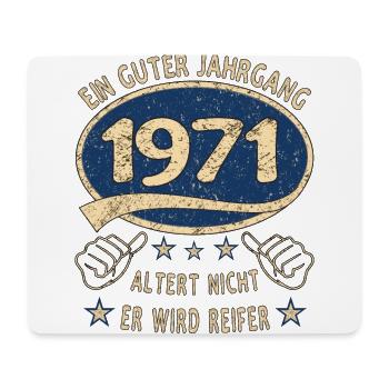 52. Geburtstag 1971 Guter Jahrgang - Mousepad (Querformat) - Weiß - Vorne