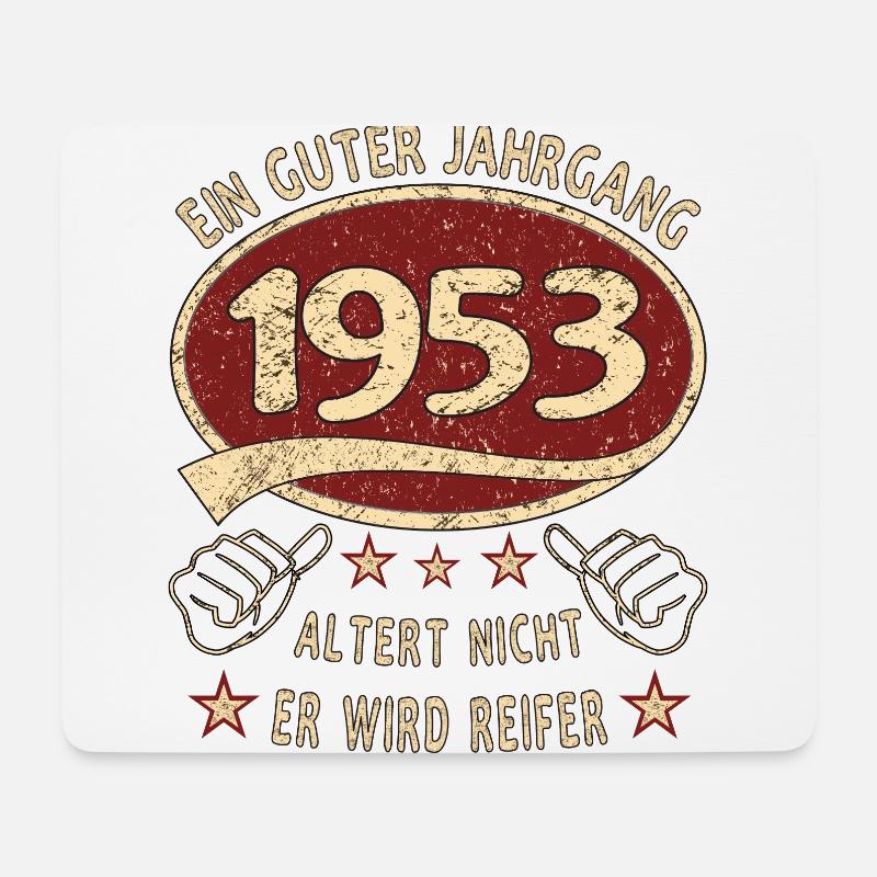 70. Geburtstag 1953 Guter Jahrgang - Mousepad (Querformat) - Weiß