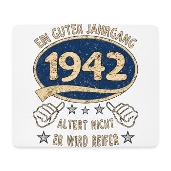 81. Geburtstag 1942 Guter Jahrgang - Mousepad (Querformat) - Weiß - Vorne