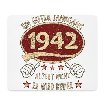 81. Geburtstag 1942 Guter Jahrgang - Mousepad (Querformat) - Weiß - Vorne