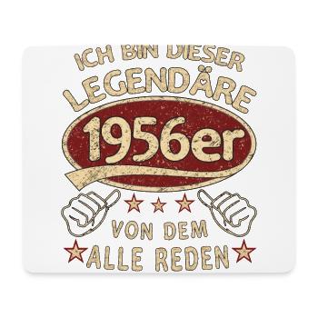67. Geburtstag 1956 67 er Geburtstag - Mousepad (Querformat) - Weiß - Vorne