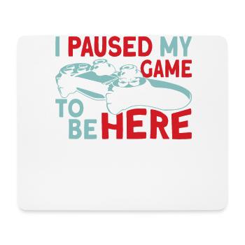 Ich Kann Dich Nicht Hören, Ich Habe Mein Spiel - Mousepad (Querformat) - Weiß - Vorne