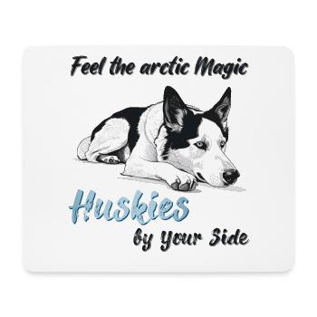 Husky Magic - Mousepad (Querformat) - Weiß - Vorne