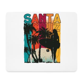 70er 80er In Der Kalifornischen Stadt Santa Cruz - Mousepad (Querformat) - Weiß - Vorne