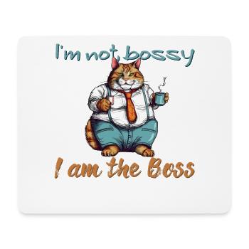 I'm not bossy - Mousepad (Querformat) - Weiß - Vorne