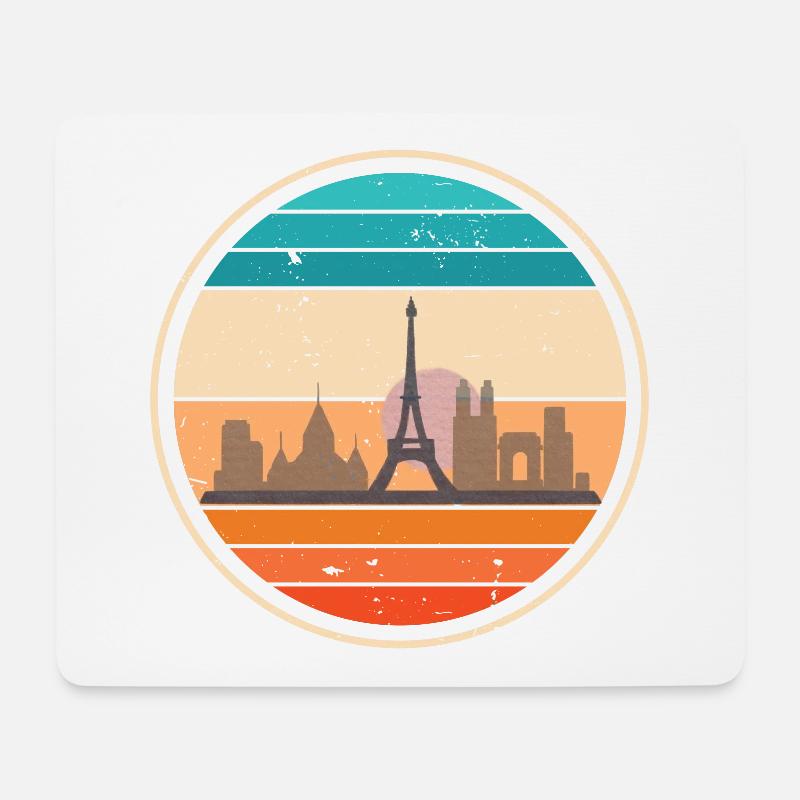 Guten Morgen Paris - Mousepad (Querformat) - Weiß