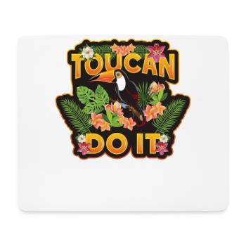 Toucan Do It - Mousepad (Querformat) - Weiß - Vorne