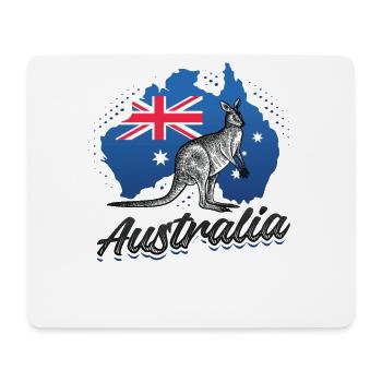 Australia, Tourist, Travel, Kangoroo - Mouse Pad (horizontal) - white - Front