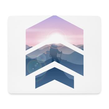 Hiking Arrow - Mousepad (Querformat) - Weiß - Vorne