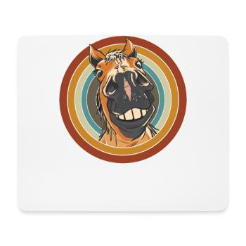 Mädchen In Einer Mission Pferd Mädchenleben Ist - Mousepad (Querformat) - Weiß - Vorne