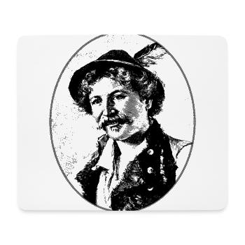 Bayern - Ein uriger Bayer - Mousepad (Querformat) - Weiß - Vorne