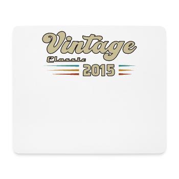 2015 Anniversaire Vintage Classic - Tapis de souris (format paysage) - blanc - Devant