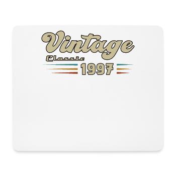 1997 Geburtstag Vintage Classic - Mousepad (Querformat) - Weiß - Vorne
